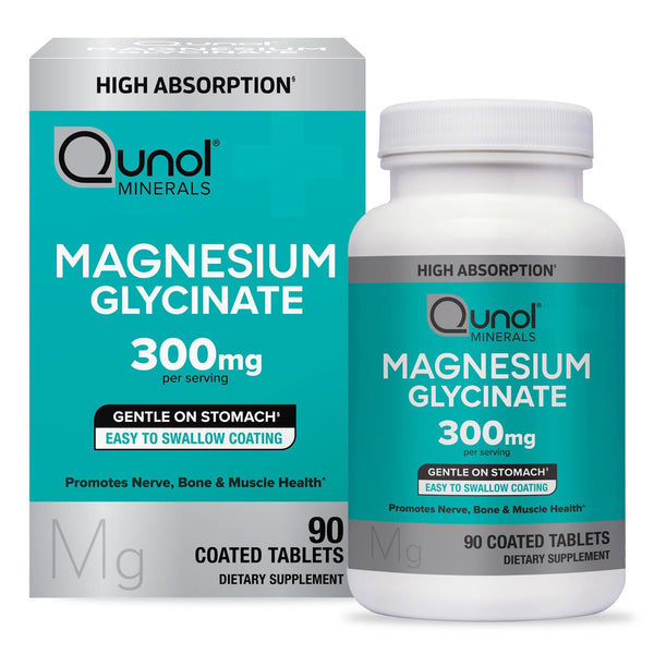 Magnesium Glycinate 300Mg, 100% Glycinate Chelated Magnesium Supplement, 90Ct...